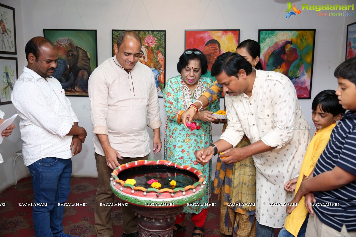 Rebirth - An Exhibition of Paintings by Nabanita Ray & Rajendra Ray @ Pegasus Art Gallery