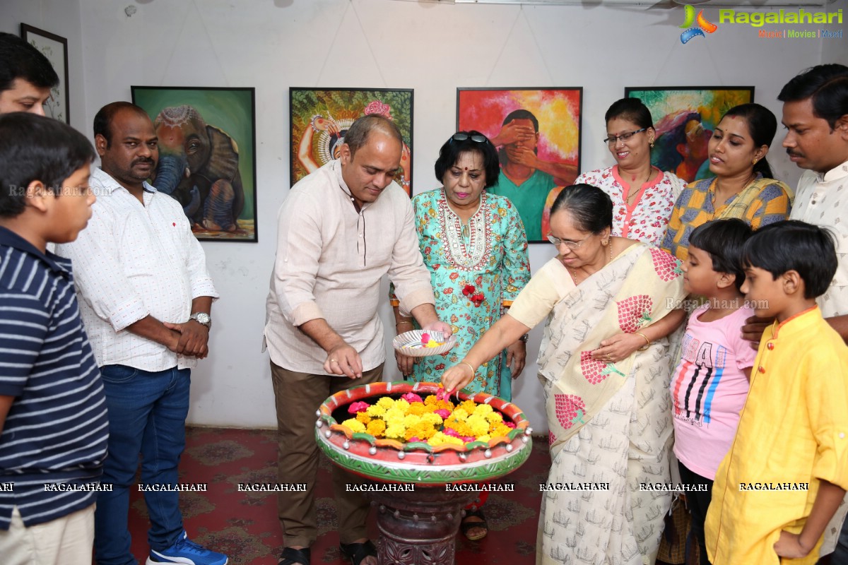 Rebirth - An Exhibition of Paintings by Nabanita Ray & Rajendra Ray @ Pegasus Art Gallery