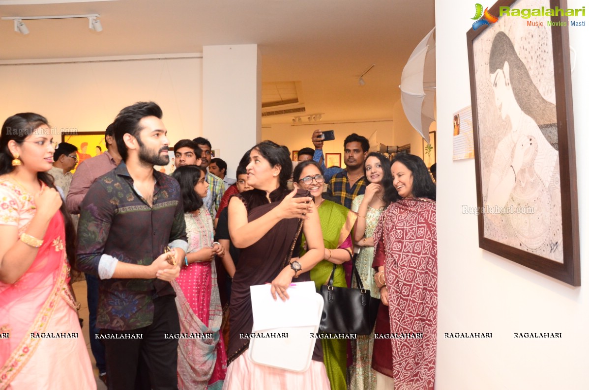 Hero Ram Inaugurates ‘Heartists Arti Mahotsav’ Gallery at State Art Gallery