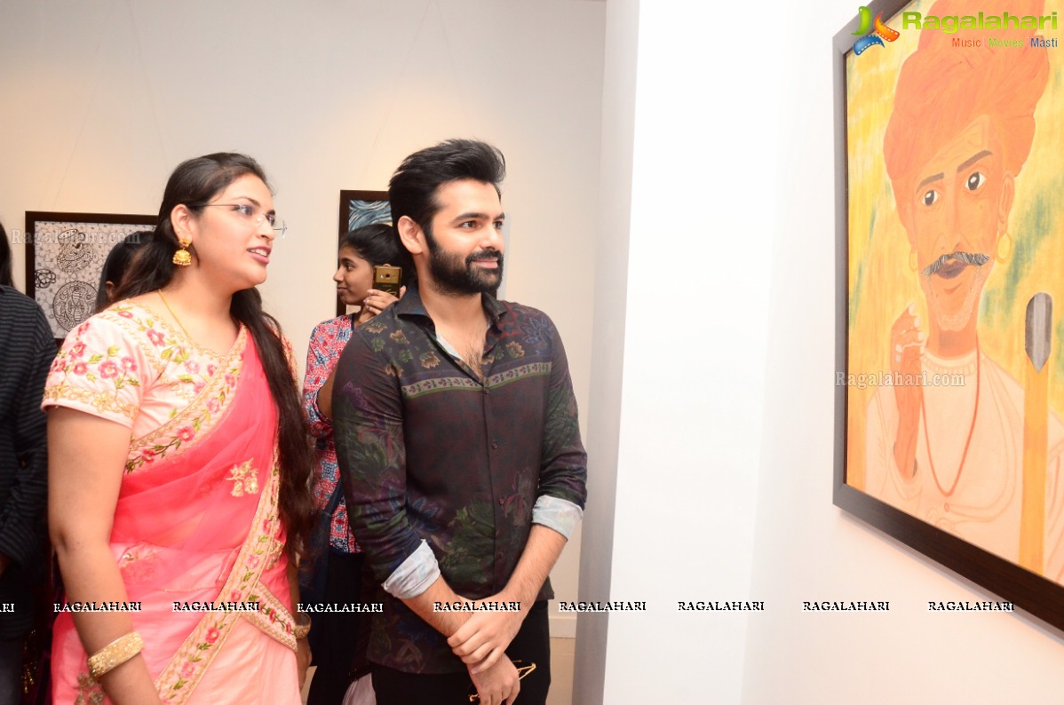 Hero Ram Inaugurates ‘Heartists Arti Mahotsav’ Gallery at State Art Gallery