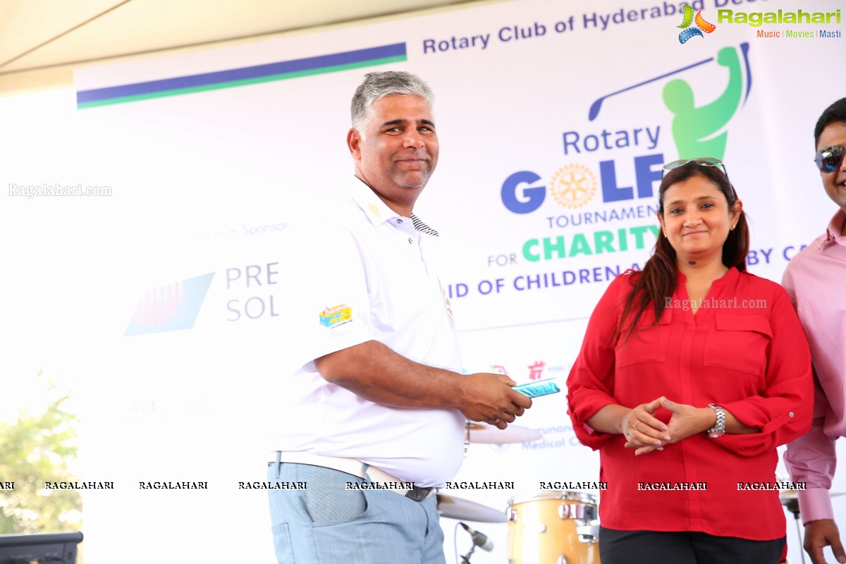 Rotary Club of Hyderabad Deccan's Annual Golf Fund Raising Tournament at Golf Club