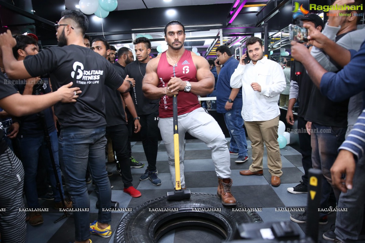 Mr. Universe World Championship & Indian Body Builder Sangram Chougule Launches Solitaire Fitness plus