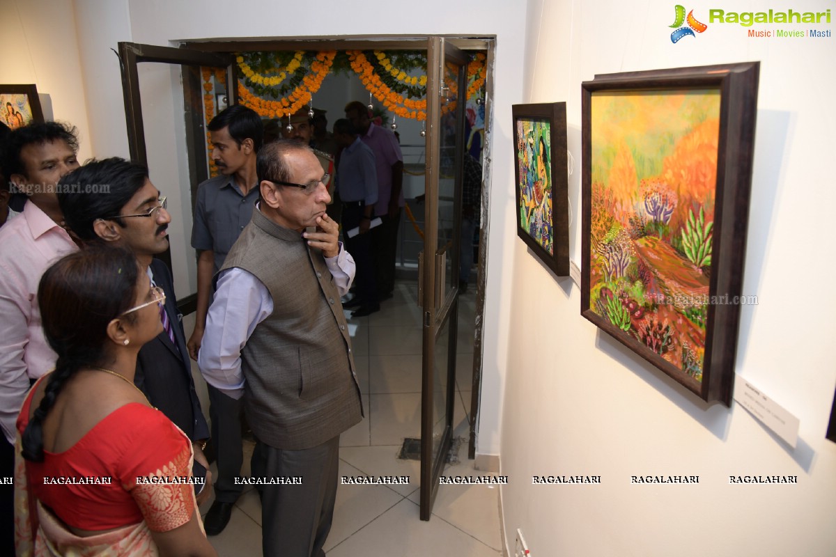 Secret Melody - An Exhibition of Paintings & Drawings by Godavarthy Venkatesh @ State Art Gallery