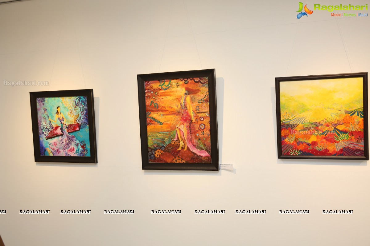 Secret Melody - An Exhibition of Paintings & Drawings by Godavarthy Venkatesh @ State Art Gallery