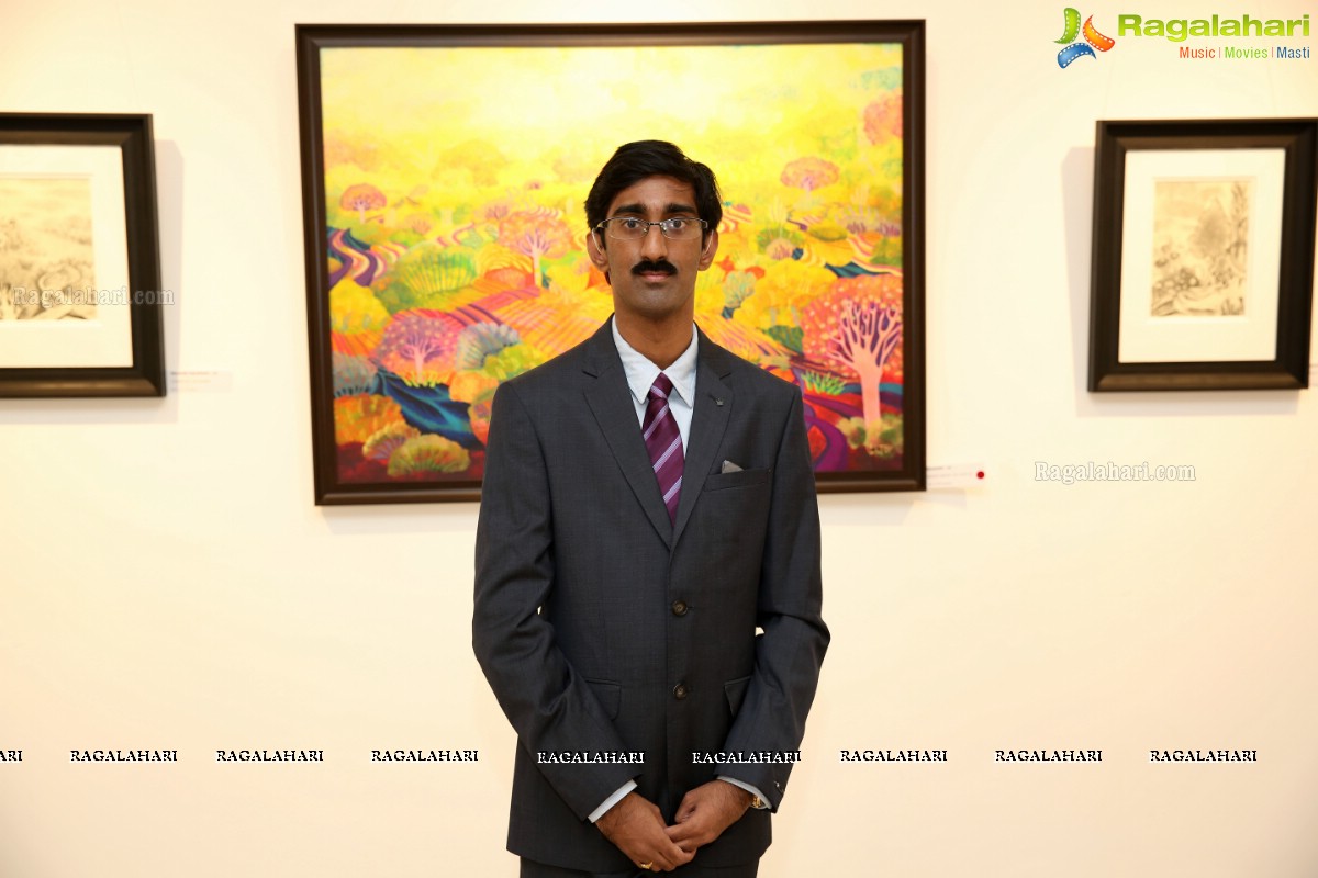 Secret Melody - An Exhibition of Paintings & Drawings by Godavarthy Venkatesh @ State Art Gallery