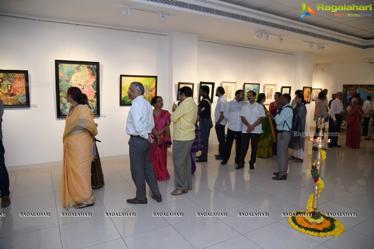 Secret Melody - An Exhibition of Paintings & Drawings by Godavarthy Venkatesh @ State Art Gallery