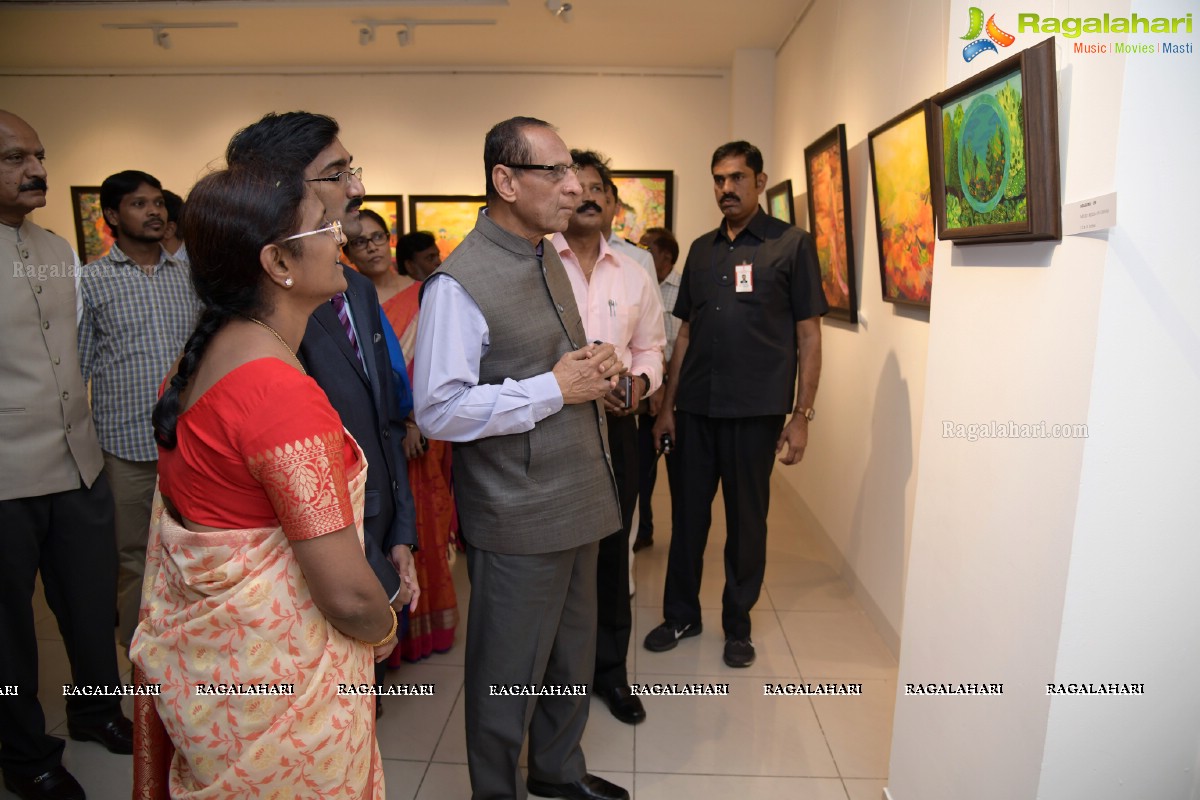 Secret Melody - An Exhibition of Paintings & Drawings by Godavarthy Venkatesh @ State Art Gallery