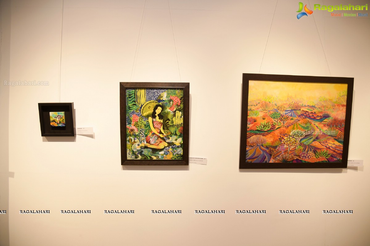 Secret Melody - An Exhibition of Paintings & Drawings by Godavarthy Venkatesh @ State Art Gallery