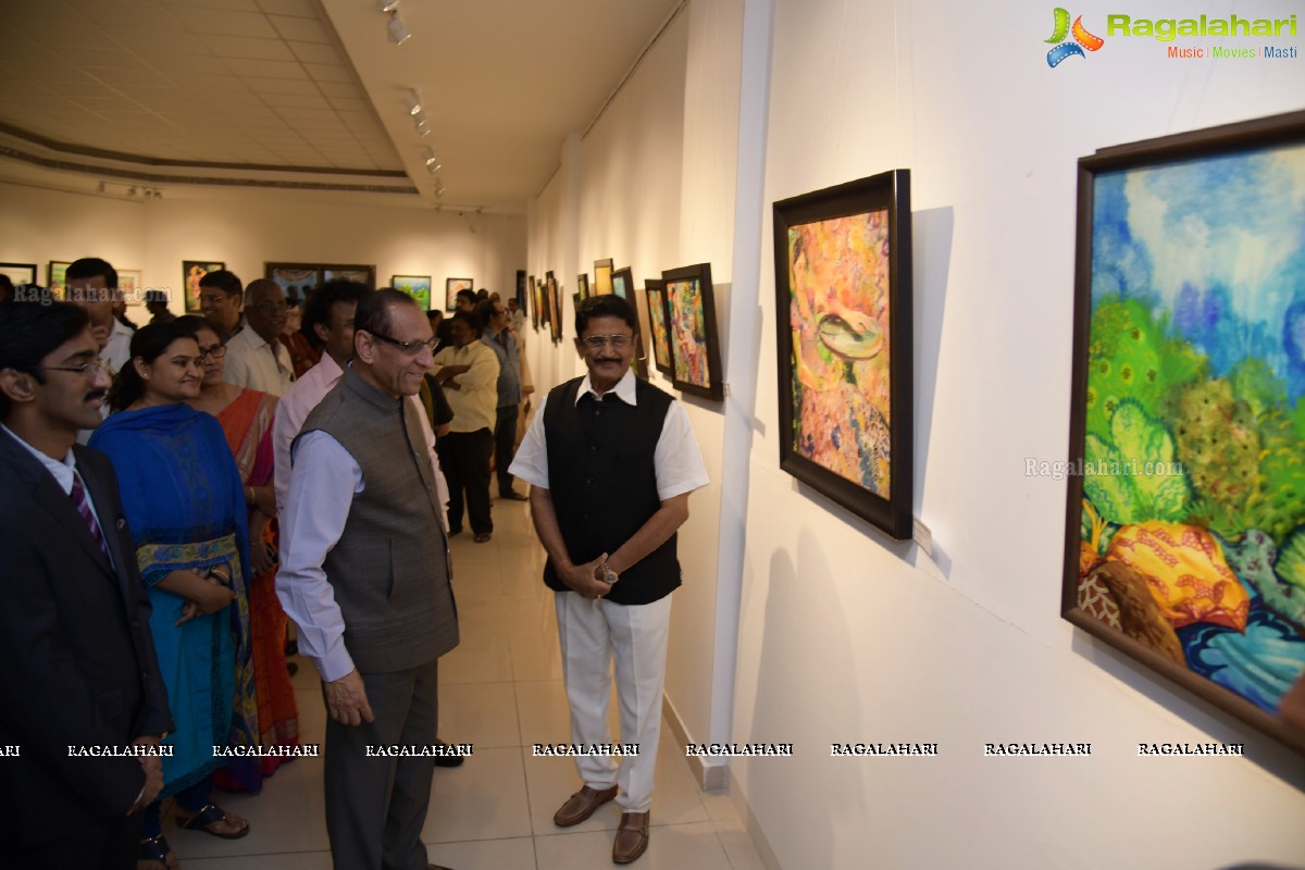 Secret Melody - An Exhibition of Paintings & Drawings by Godavarthy Venkatesh @ State Art Gallery