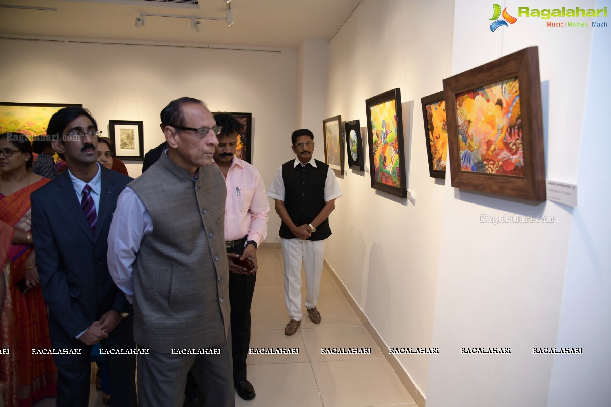 Secret Melody - An Exhibition of Paintings & Drawings by Godavarthy Venkatesh @ State Art Gallery