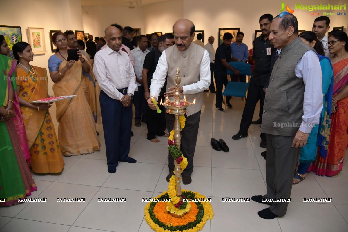 Secret Melody - An Exhibition of Paintings & Drawings by Godavarthy Venkatesh @ State Art Gallery