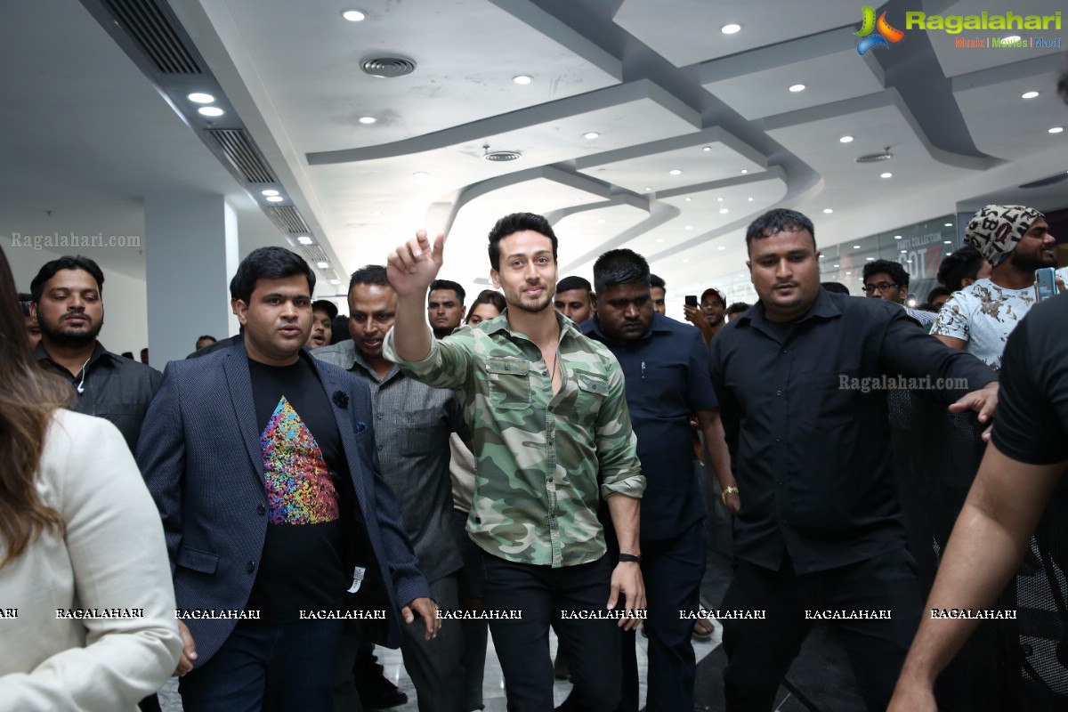 Tiger Shroff at The Grand Opening of Lifestyle New Store at Sarath City Capital Mall