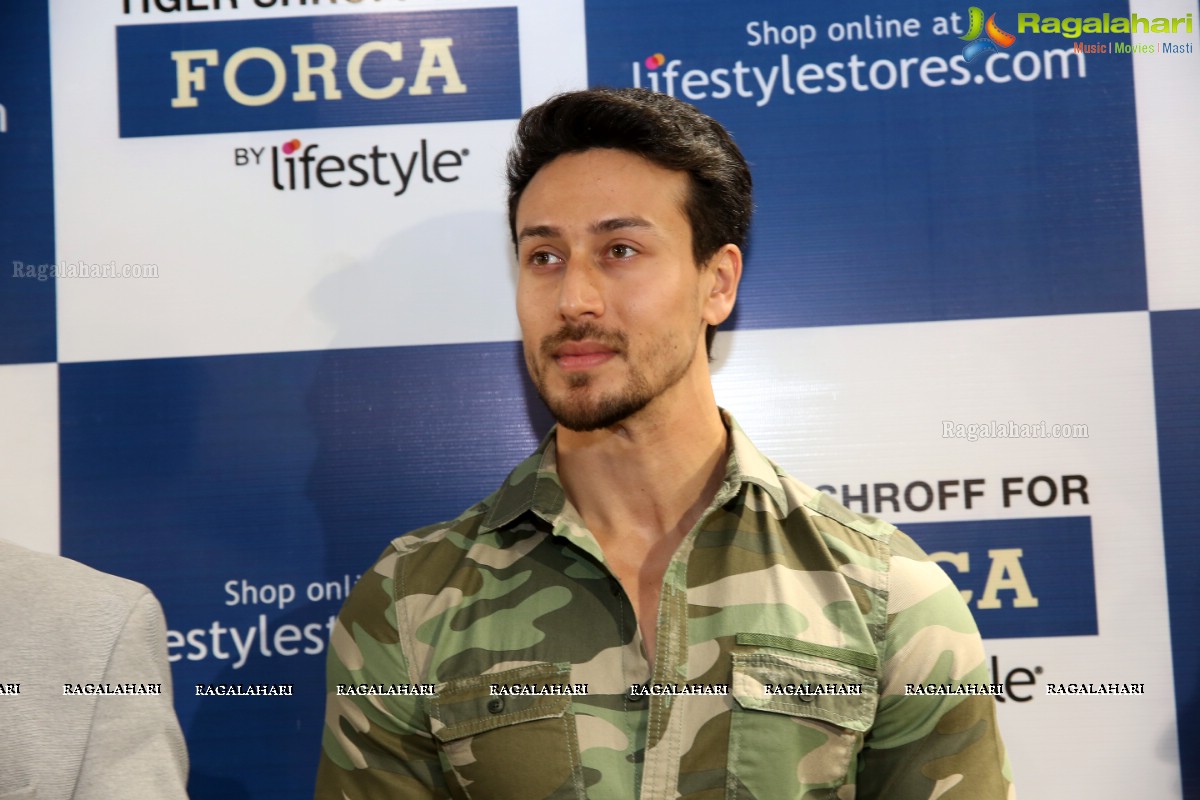 Tiger Shroff at The Grand Opening of Lifestyle New Store at Sarath City Capital Mall