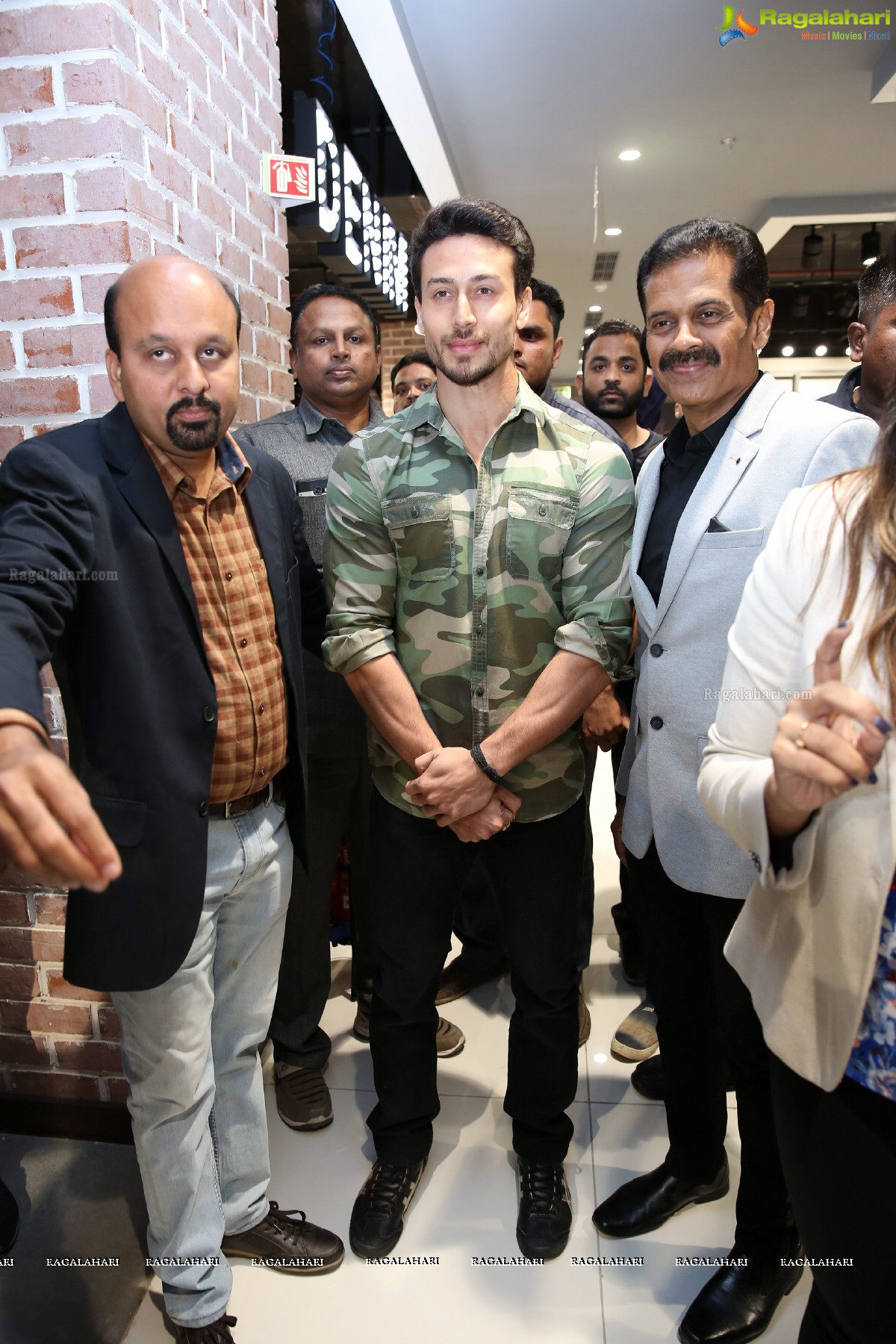 Tiger Shroff at The Grand Opening of Lifestyle New Store at Sarath City Capital Mall