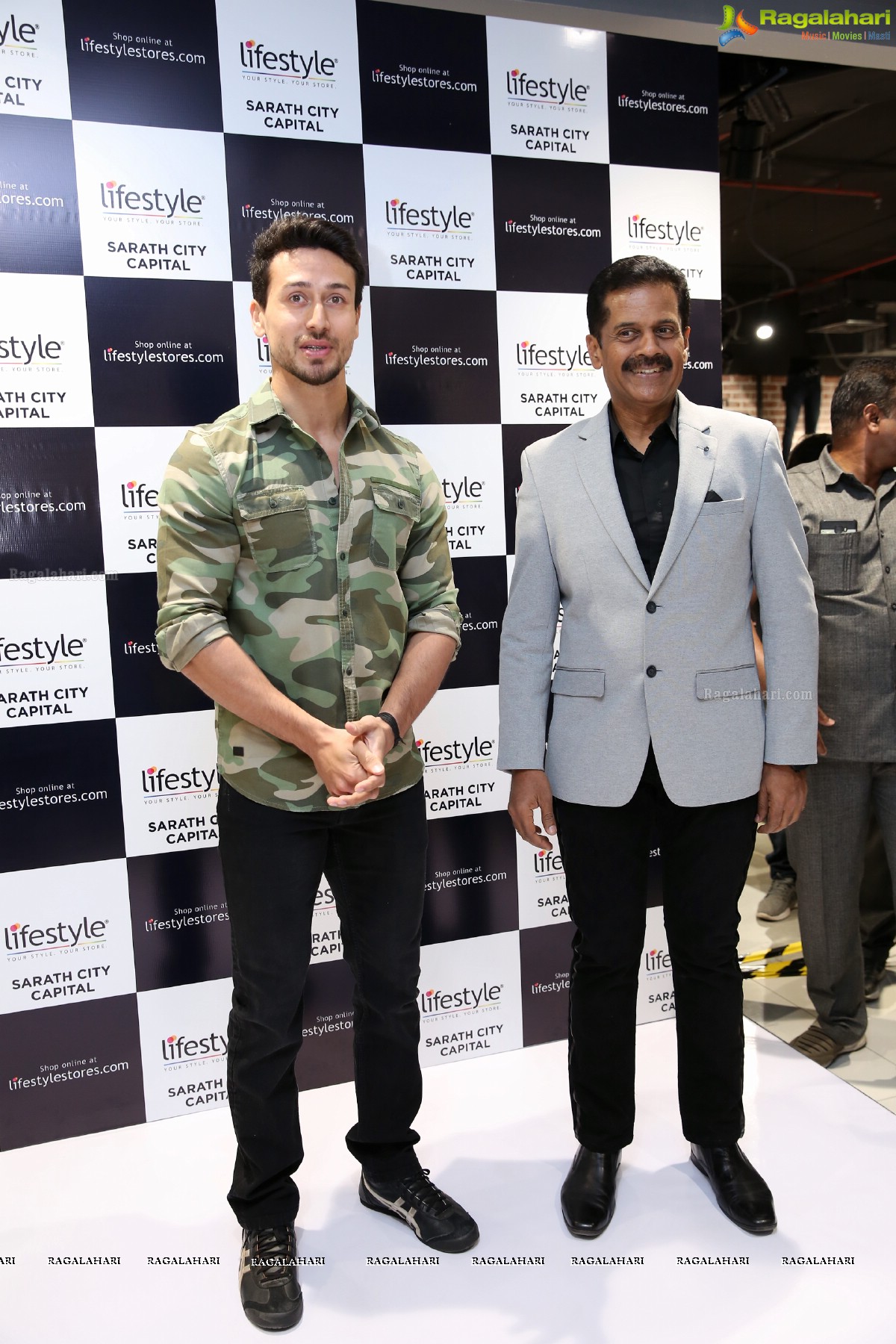 Tiger Shroff at The Grand Opening of Lifestyle New Store at Sarath City Capital Mall