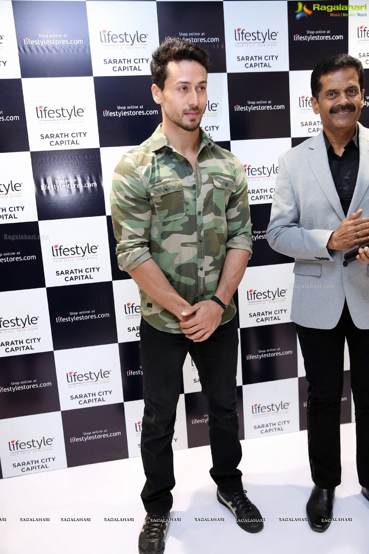 Tiger Shroff at The Grand Opening of Lifestyle New Store at Sarath City Capital Mall