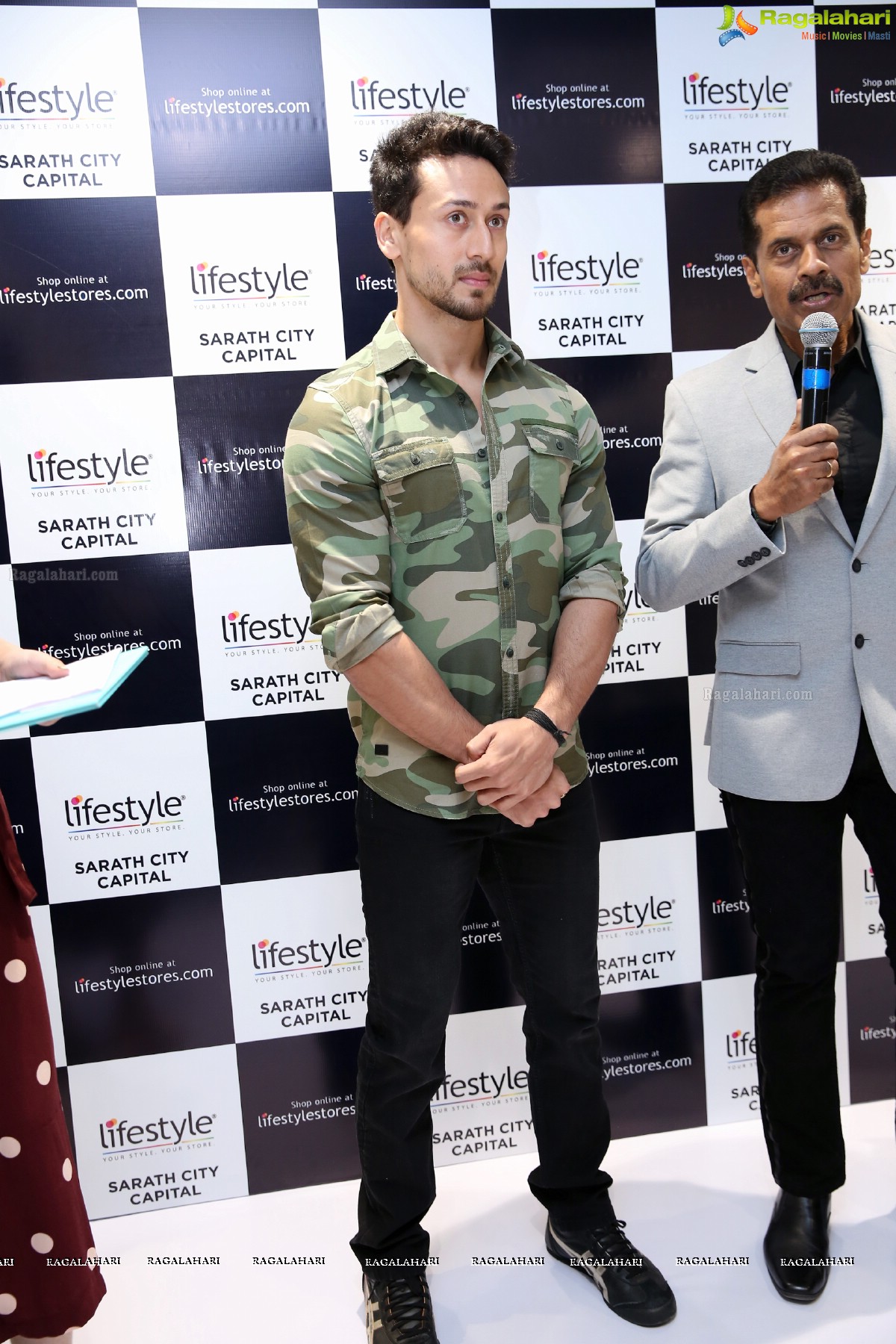 Tiger Shroff at The Grand Opening of Lifestyle New Store at Sarath City Capital Mall