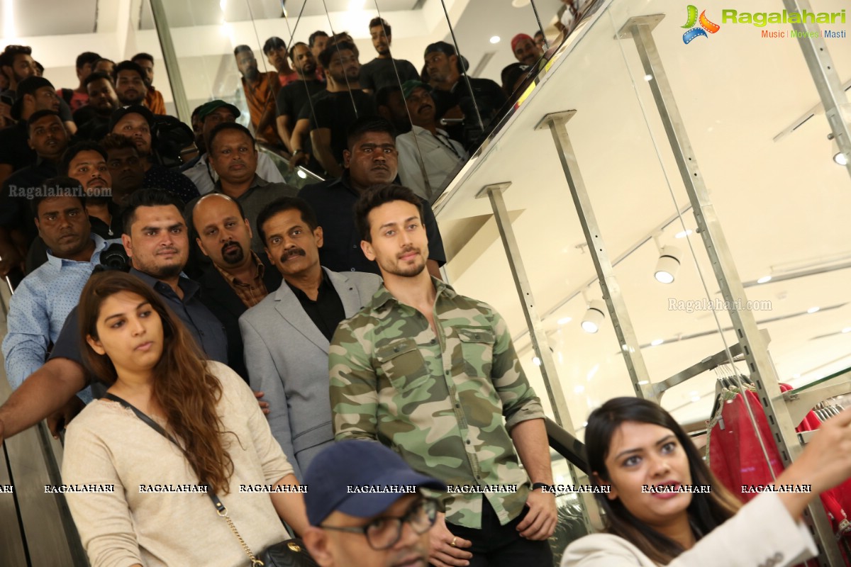 Tiger Shroff at The Grand Opening of Lifestyle New Store at Sarath City Capital Mall