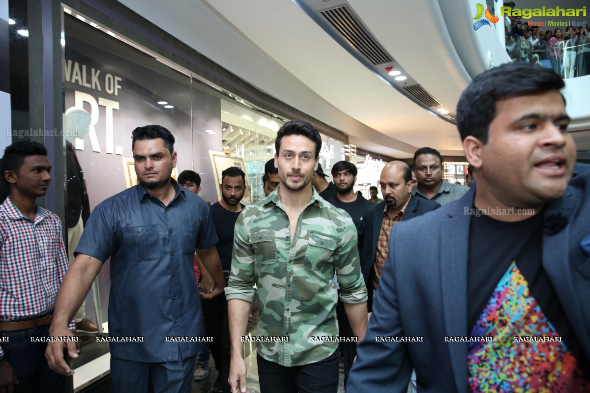 Tiger Shroff at The Grand Opening of Lifestyle New Store at Sarath City Capital Mall