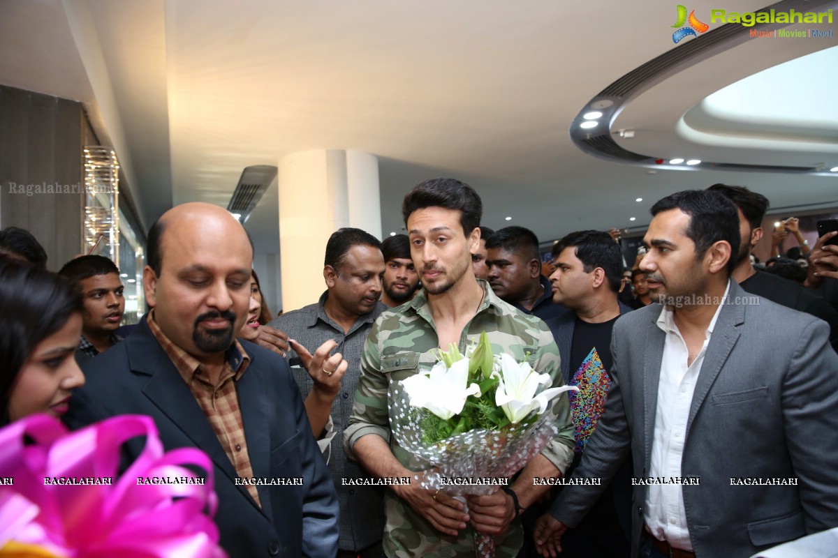 Tiger Shroff at The Grand Opening of Lifestyle New Store at Sarath City Capital Mall