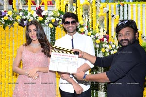 Bellamkonda Sreenivas - Nabha Natesh Film Muhurat