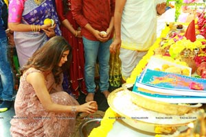 Bellamkonda Sreenivas - Nabha Natesh Film Muhurat