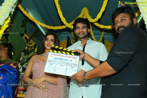 Bellamkonda Sreenivas - Nabha Natesh Film Muhurat