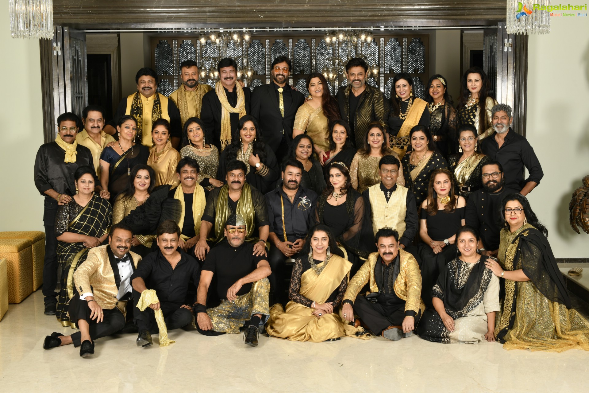 Chiranjeevi Hosts 80s Reunion 10th Anniversary in Hyderabad