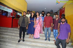Meeku Mathrame Cheptha Movie Team at HYD Theaters
