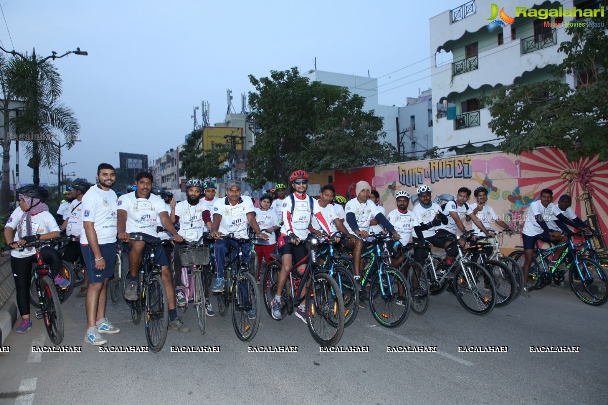 Aditya Mehta Foundation Solidarity Run and Ride at People's Plaza