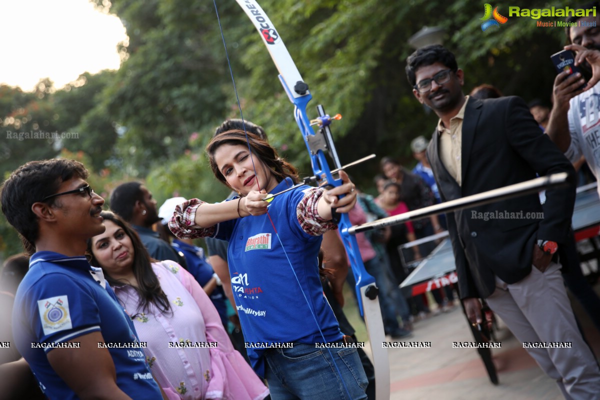 Aditya Mehta Foundation Sporting Event Celebrities vs Para-athletes