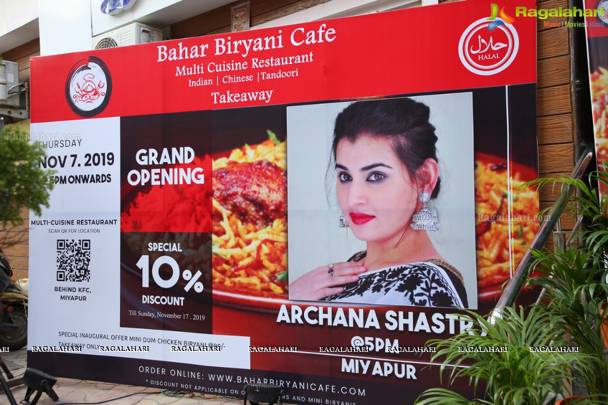 Bahar Biryani Cafe Grand Opening at Miyapur by Actress Archana Shastry