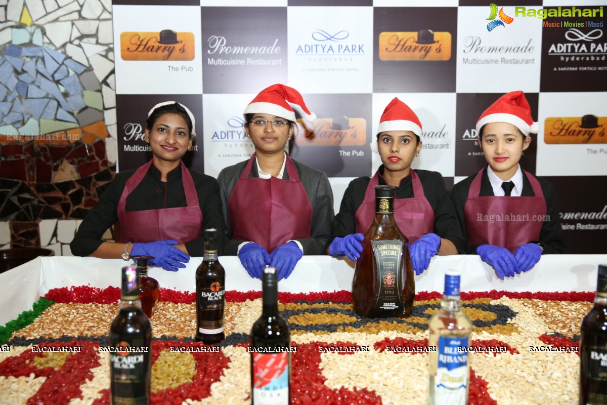 Hotel Aditya Park Celebrates Cake Mixing Event