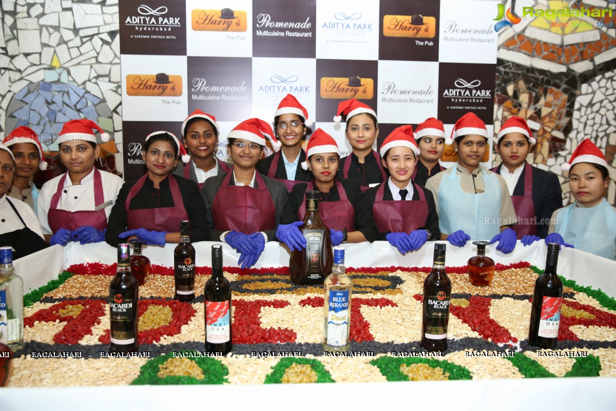 Hotel Aditya Park Celebrates Cake Mixing Event