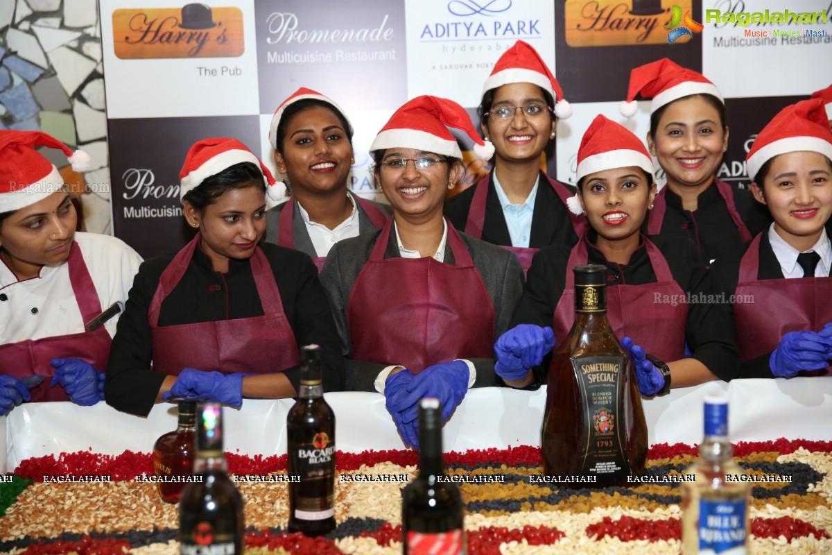 Hotel Aditya Park Celebrates Cake Mixing Event