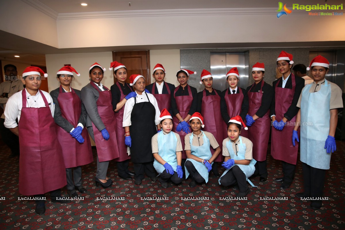 Hotel Aditya Park Celebrates Cake Mixing Event