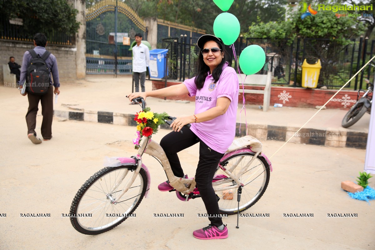 Environmental Awareness Rally By Lions Ladies Club at KBR Park Hyderabad