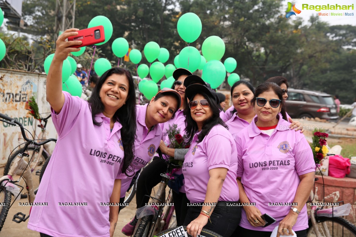 Environmental Awareness Rally By Lions Ladies Club at KBR Park Hyderabad