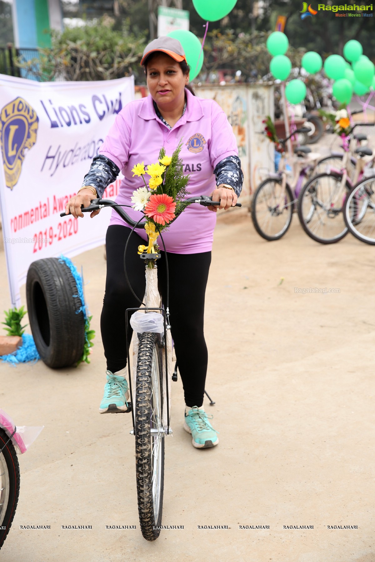 Environmental Awareness Rally By Lions Ladies Club at KBR Park Hyderabad