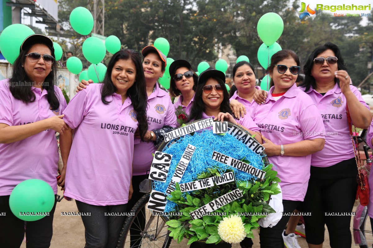 Environmental Awareness Rally By Lions Ladies Club at KBR Park Hyderabad