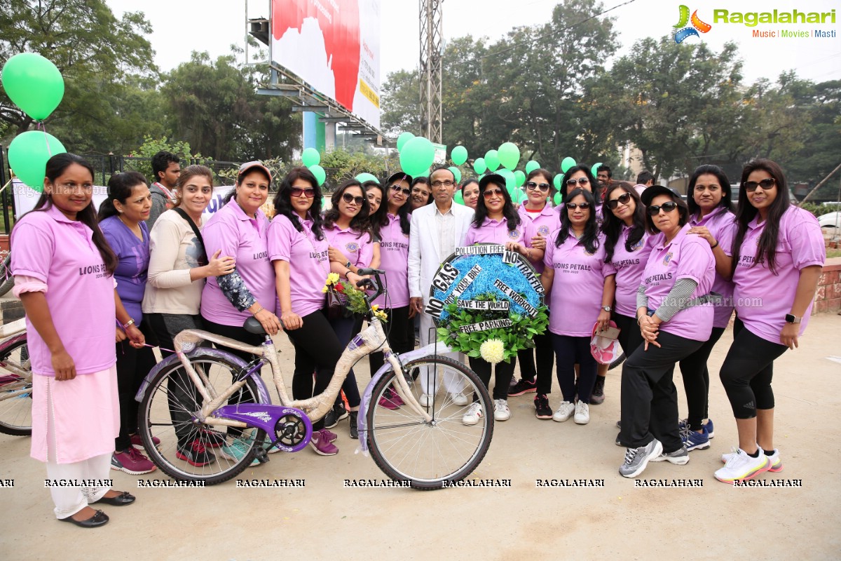 Environmental Awareness Rally By Lions Ladies Club at KBR Park Hyderabad