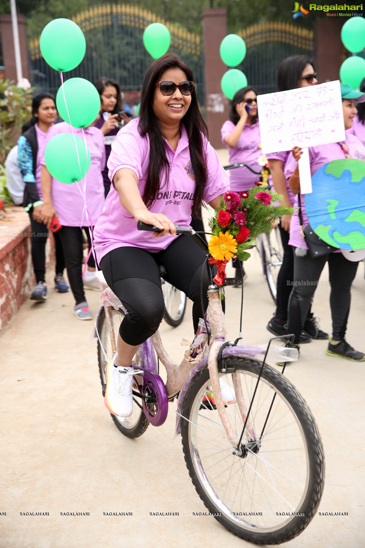 Environmental Awareness Rally By Lions Ladies Club at KBR Park Hyderabad