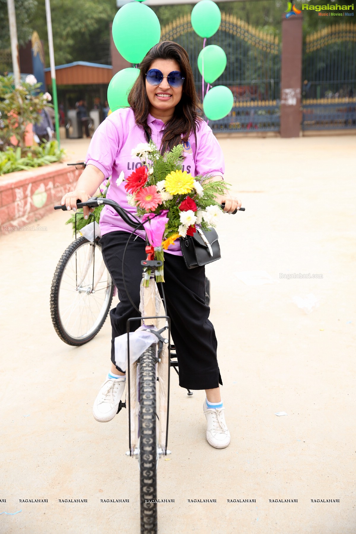 Environmental Awareness Rally By Lions Ladies Club at KBR Park Hyderabad