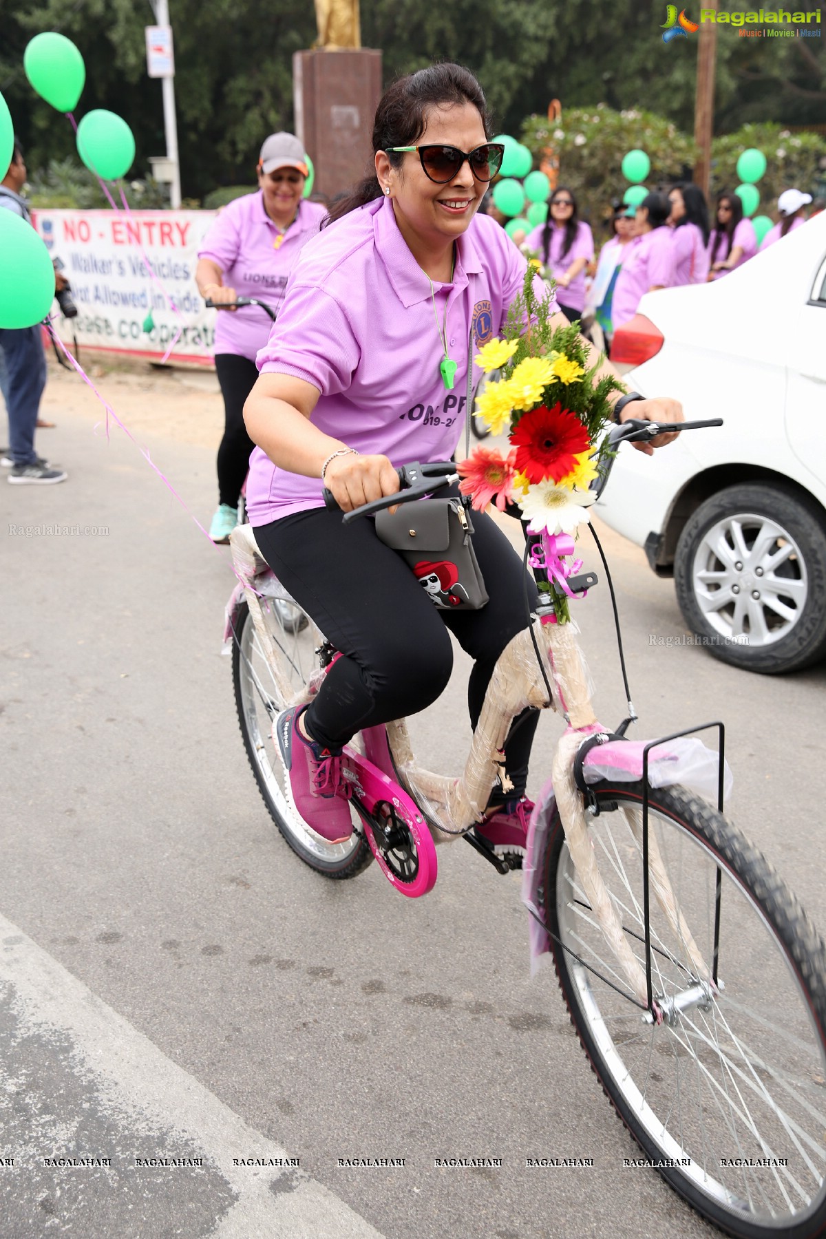 Environmental Awareness Rally By Lions Ladies Club at KBR Park Hyderabad