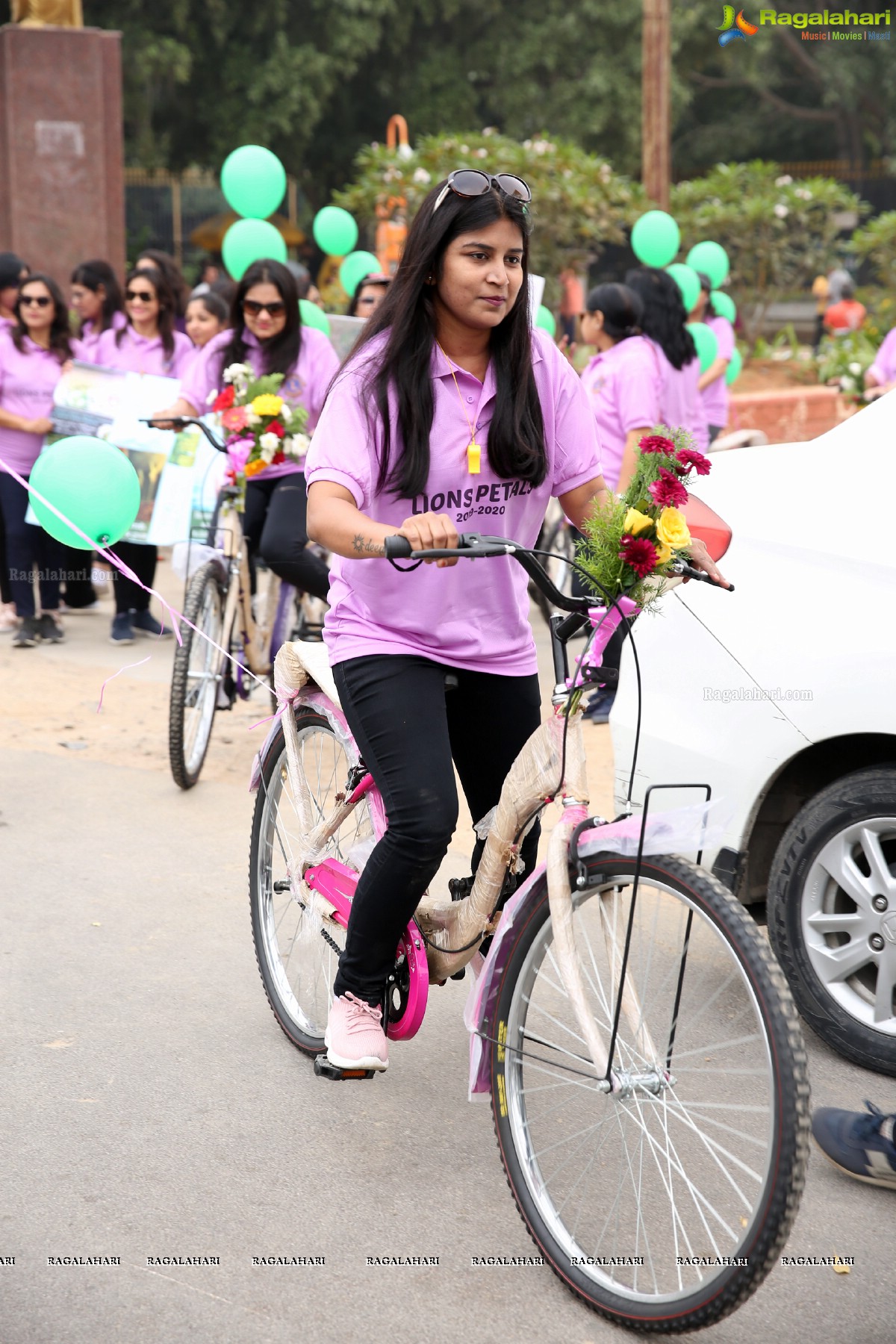 Environmental Awareness Rally By Lions Ladies Club at KBR Park Hyderabad