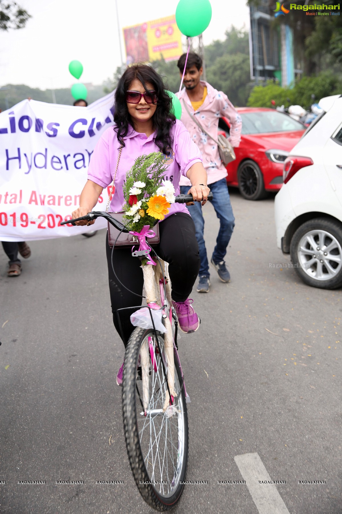 Environmental Awareness Rally By Lions Ladies Club at KBR Park Hyderabad