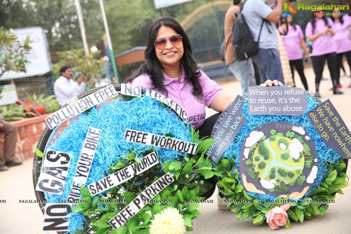 Environmental Awareness Rally By Lions Ladies Club at KBR Park Hyderabad