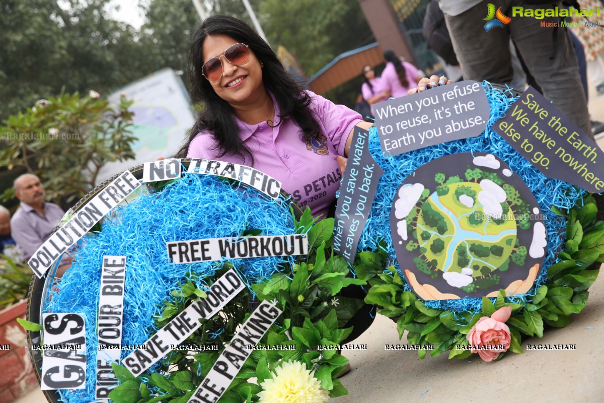 Environmental Awareness Rally By Lions Ladies Club at KBR Park Hyderabad