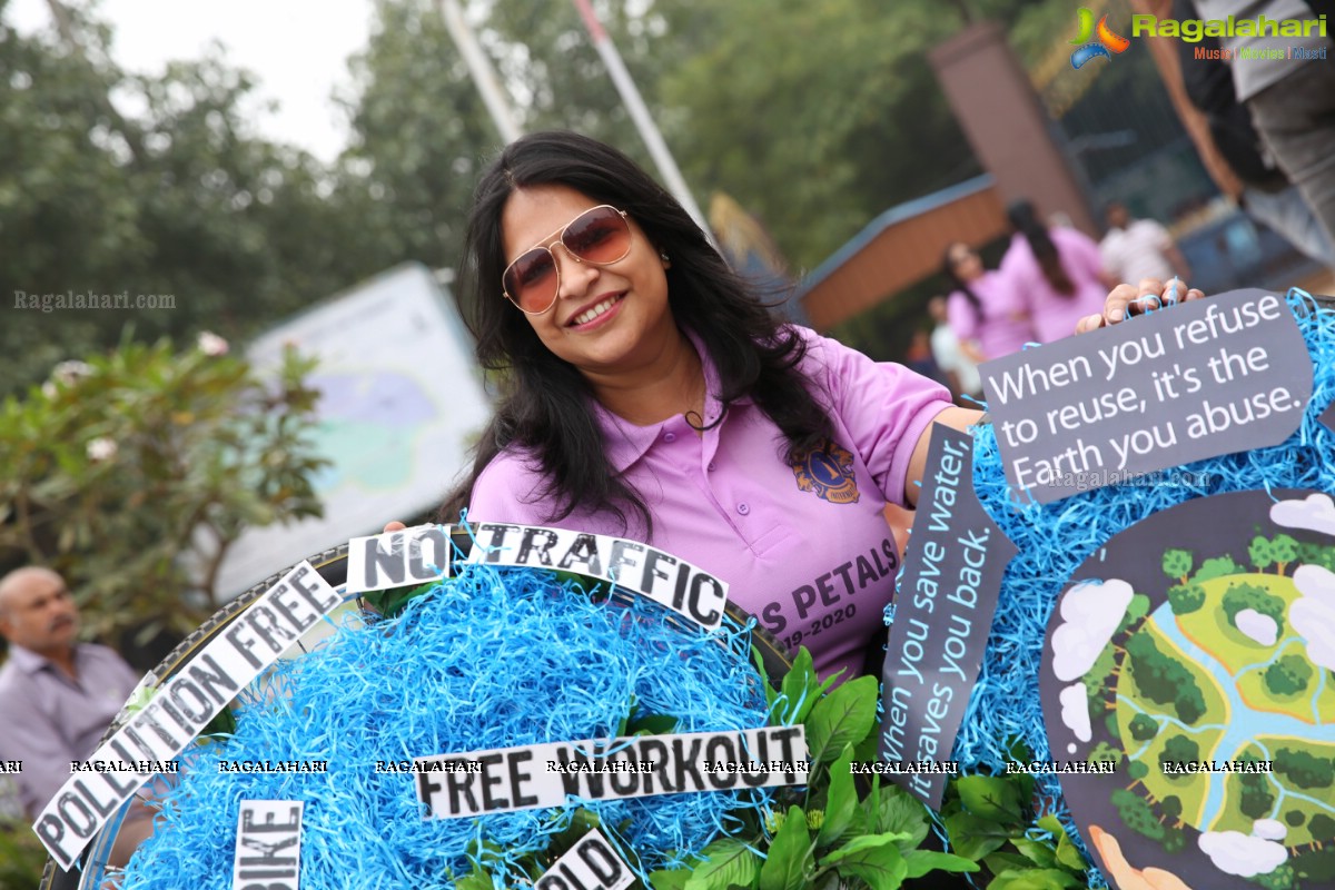 Environmental Awareness Rally By Lions Ladies Club at KBR Park Hyderabad