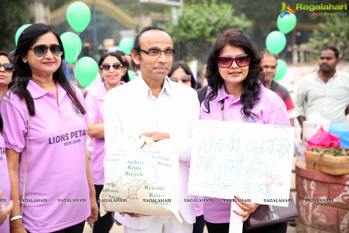 Environmental Awareness Rally By Lions Ladies Club at KBR Park Hyderabad